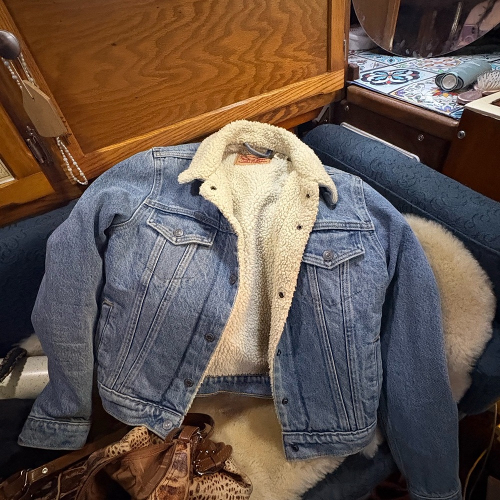 Levi’s original Sherpa lined Jean jacket.